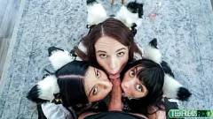 播放 放荡女仆装：Brooke Johnson、Kitty Cam 和 Lily Thot